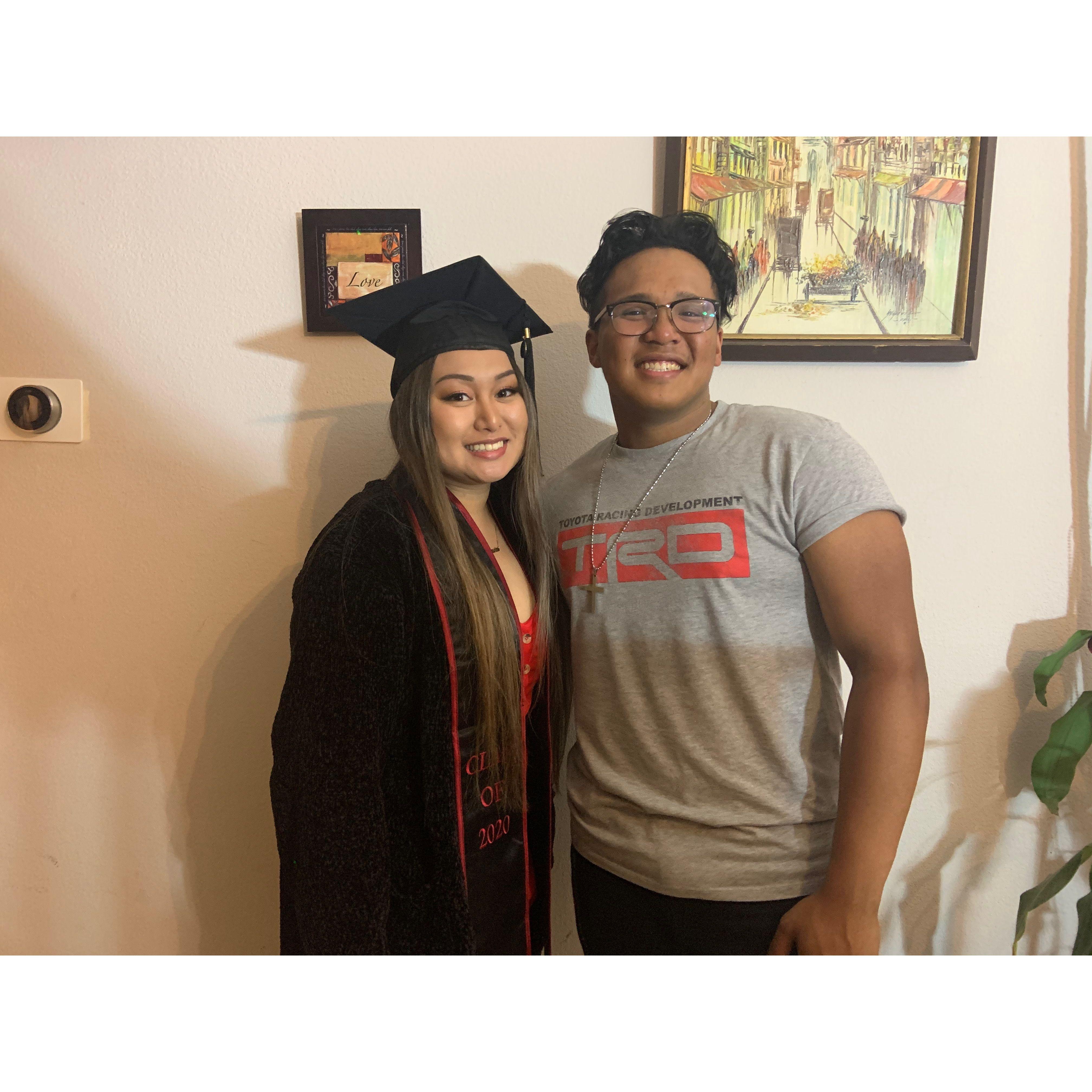 March 21, 2020 - Jasmine's virtual Undergraduate Commencement Ceremony