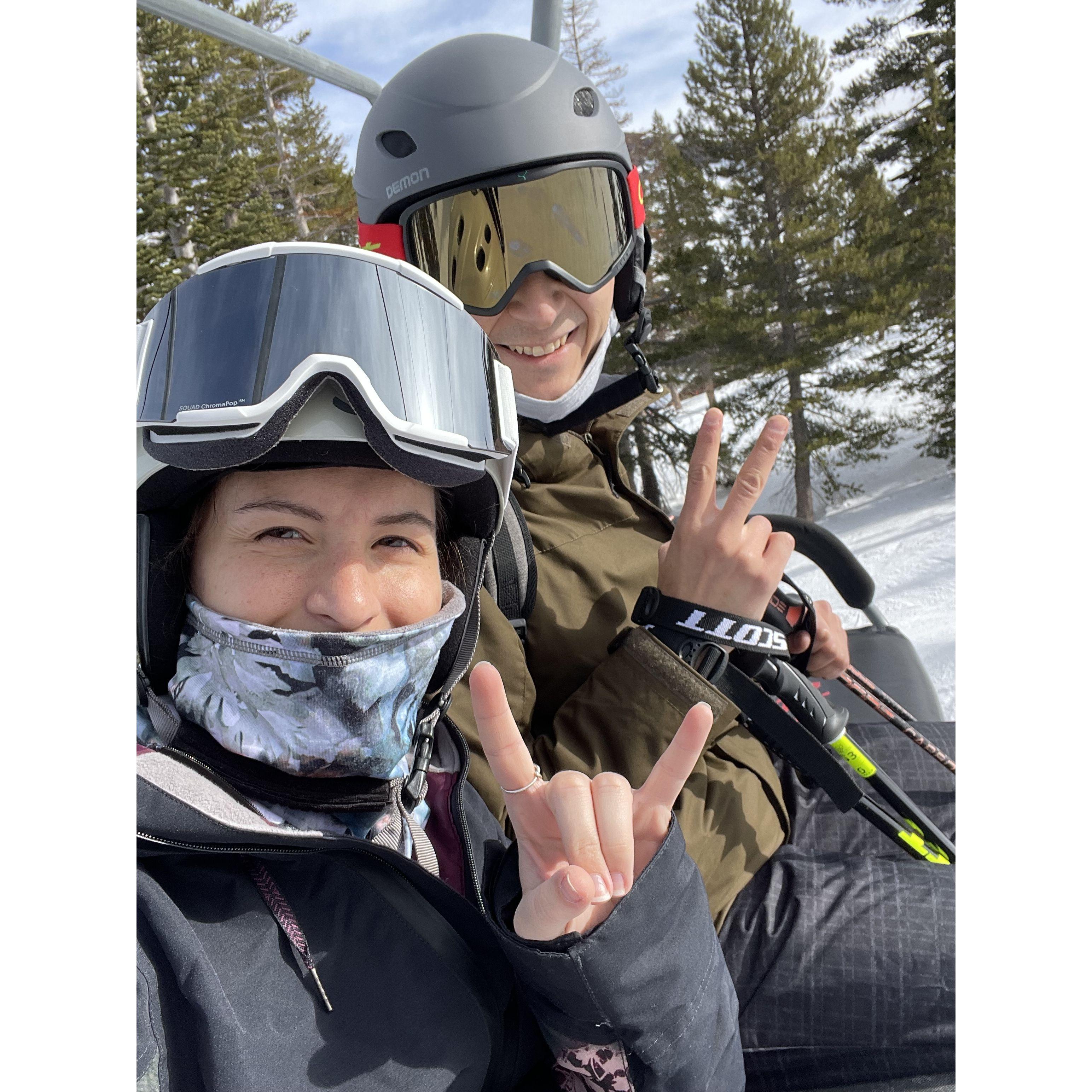 Skiing in Tahoe!