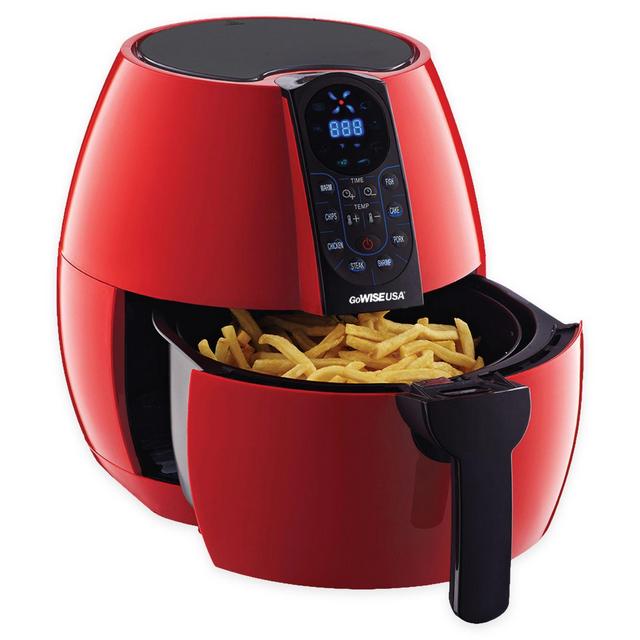 GoWISE USA® 3.7 qt. Digital Air Fryer with 8 Presets in Red