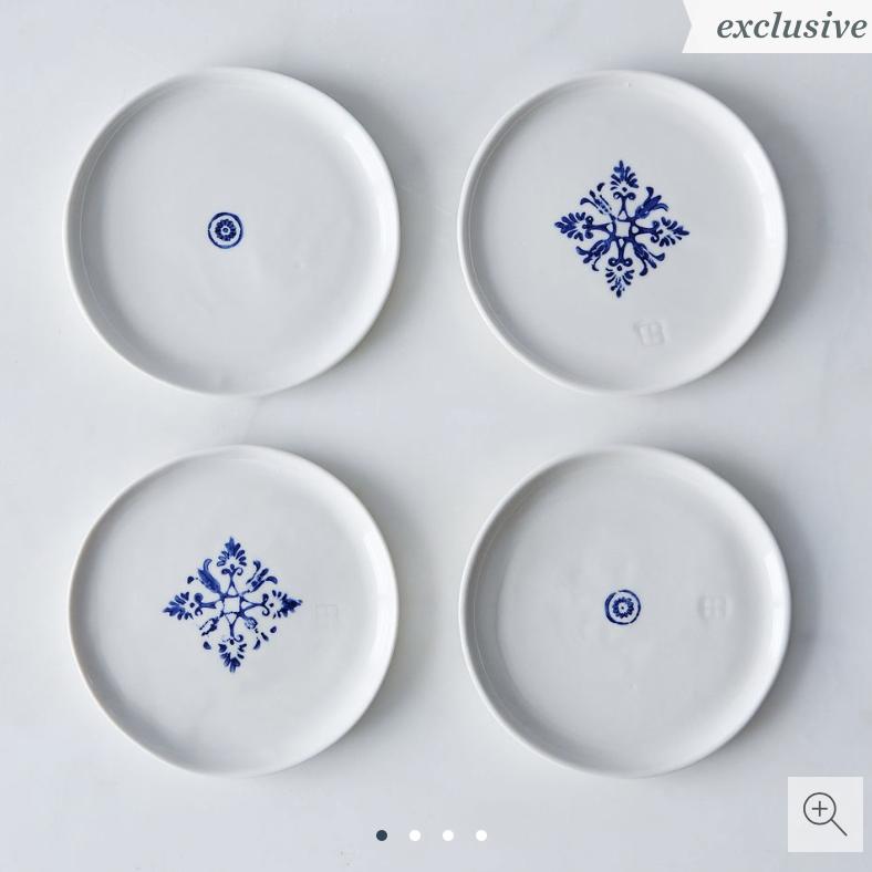 Porcelain Dessert Plates (Set of 4)