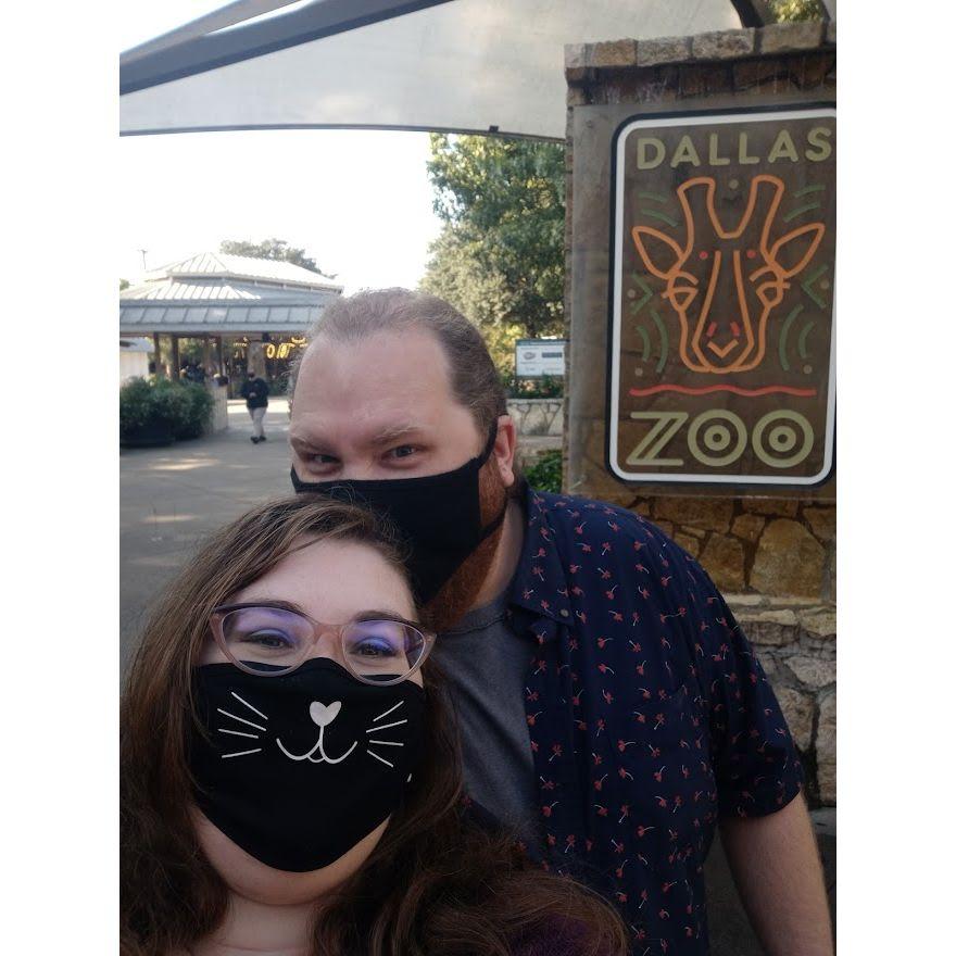Our first zoo we went to together was the Dallas Zoo.
