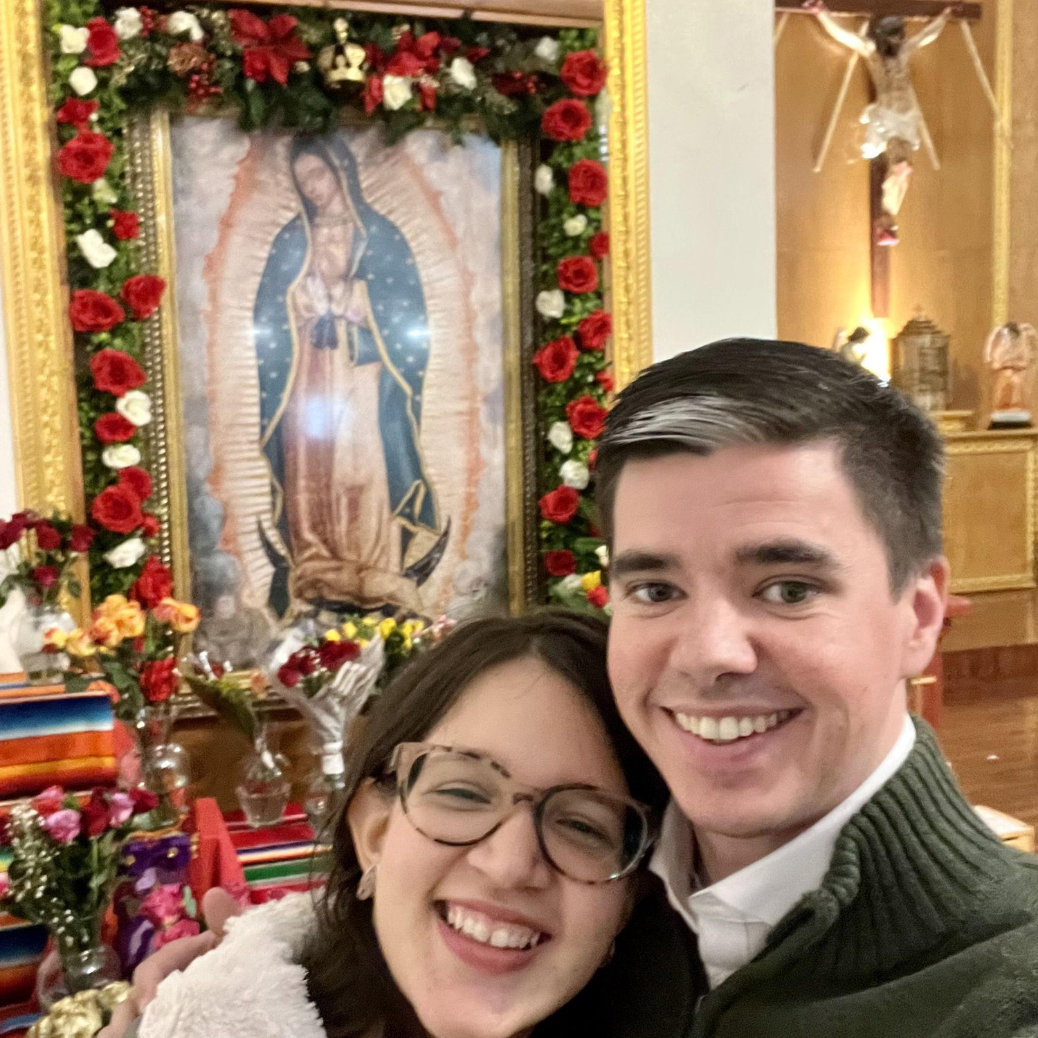 MAMA MARY!!!!! 💗💗💗💗💗💗💗💗Our Lady of Guadalupe Feast Day at the one the only St. Joseph South San Catholic Church! 🤗