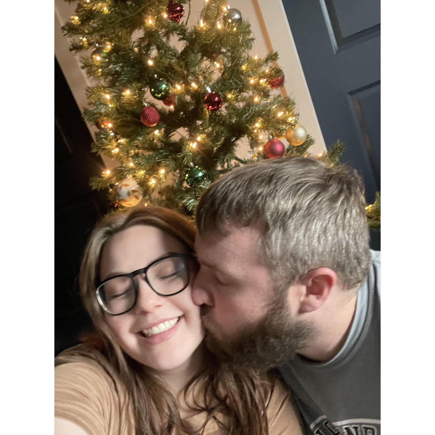 Our first Christmas in our Monument apartment.