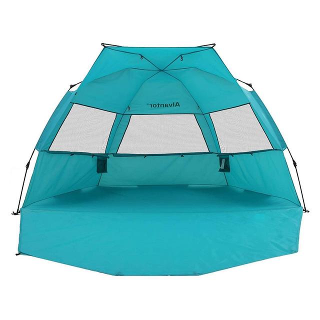 Outdoor Automatic Pop-Up Sun Shelter - Teal - Alvantor