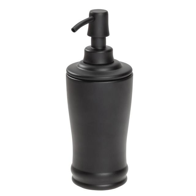 iDESIGN Olivia Tall Soap Pump Matte Black
