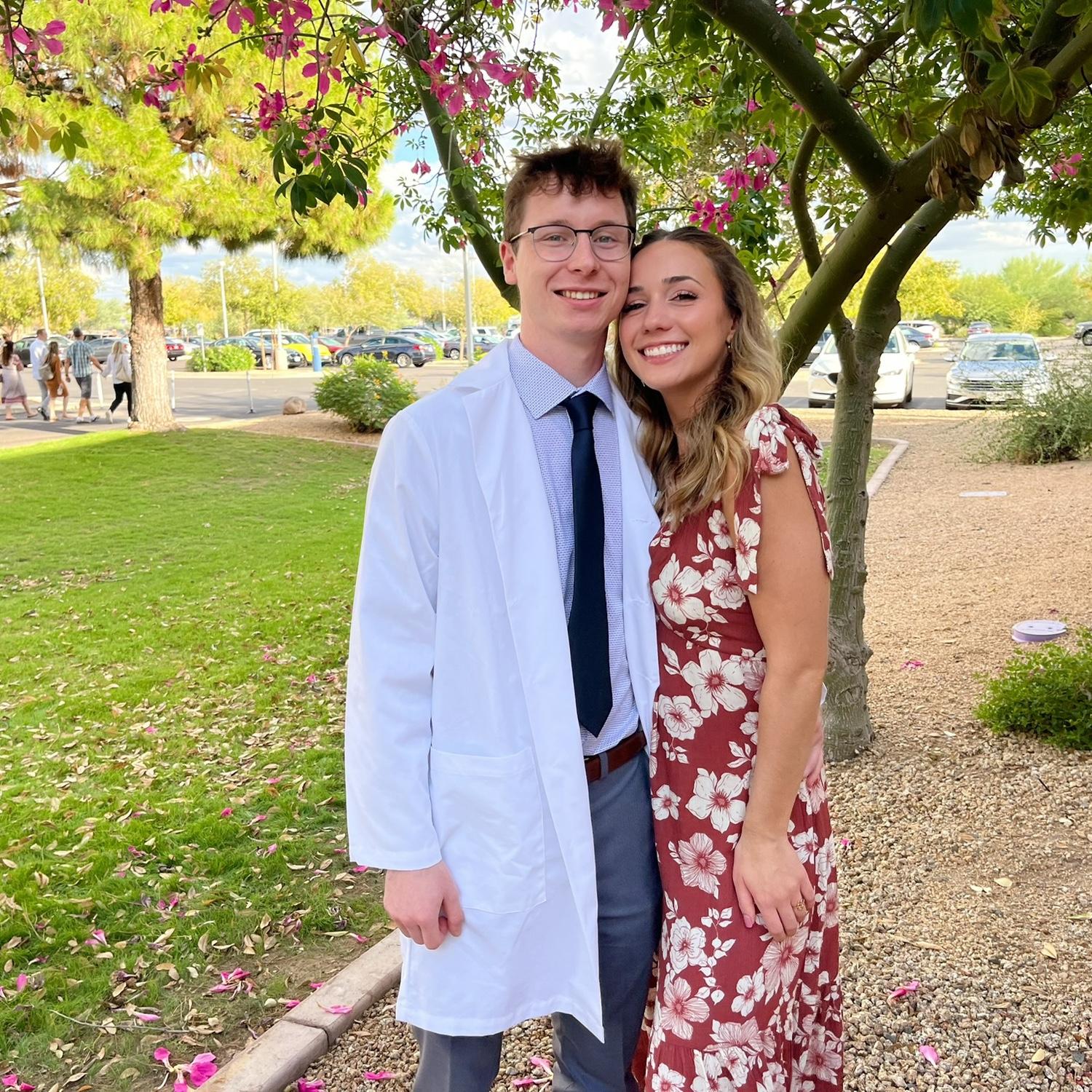 Dom's perfusion school white coat ceremony