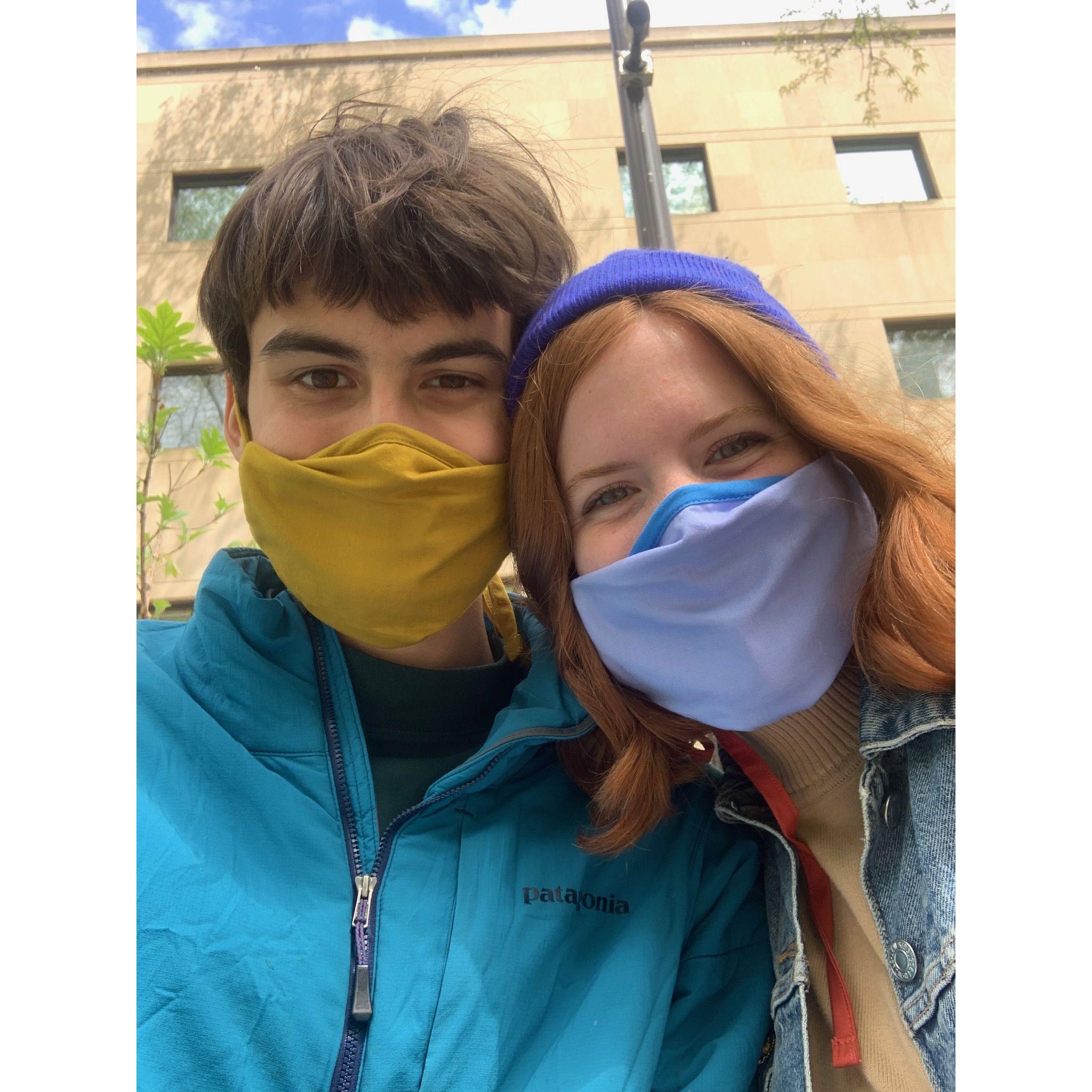 Many masked dates at the beginning of our relationship over 3 years ago now