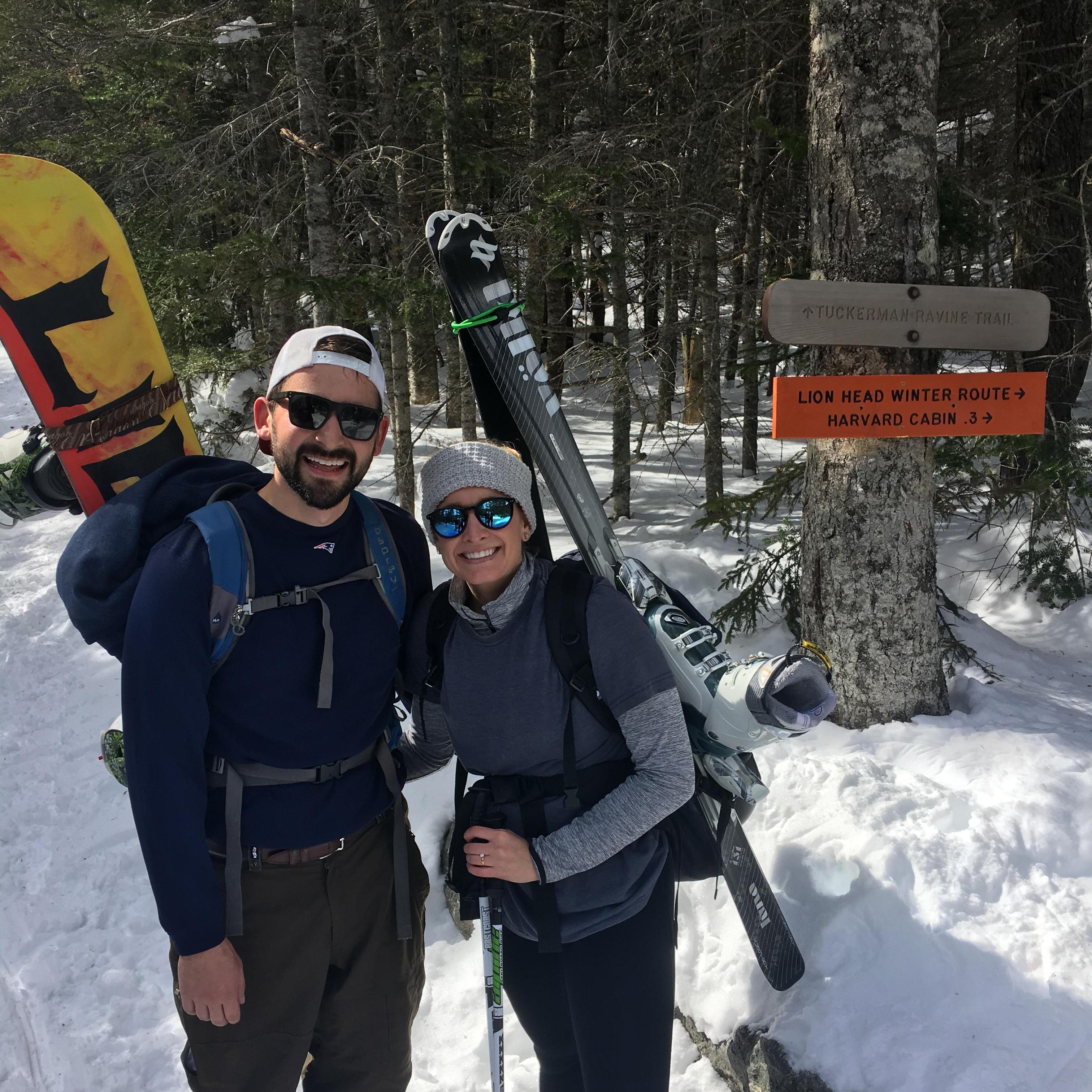 The hike up to Tuckerman Ravine - March 2018