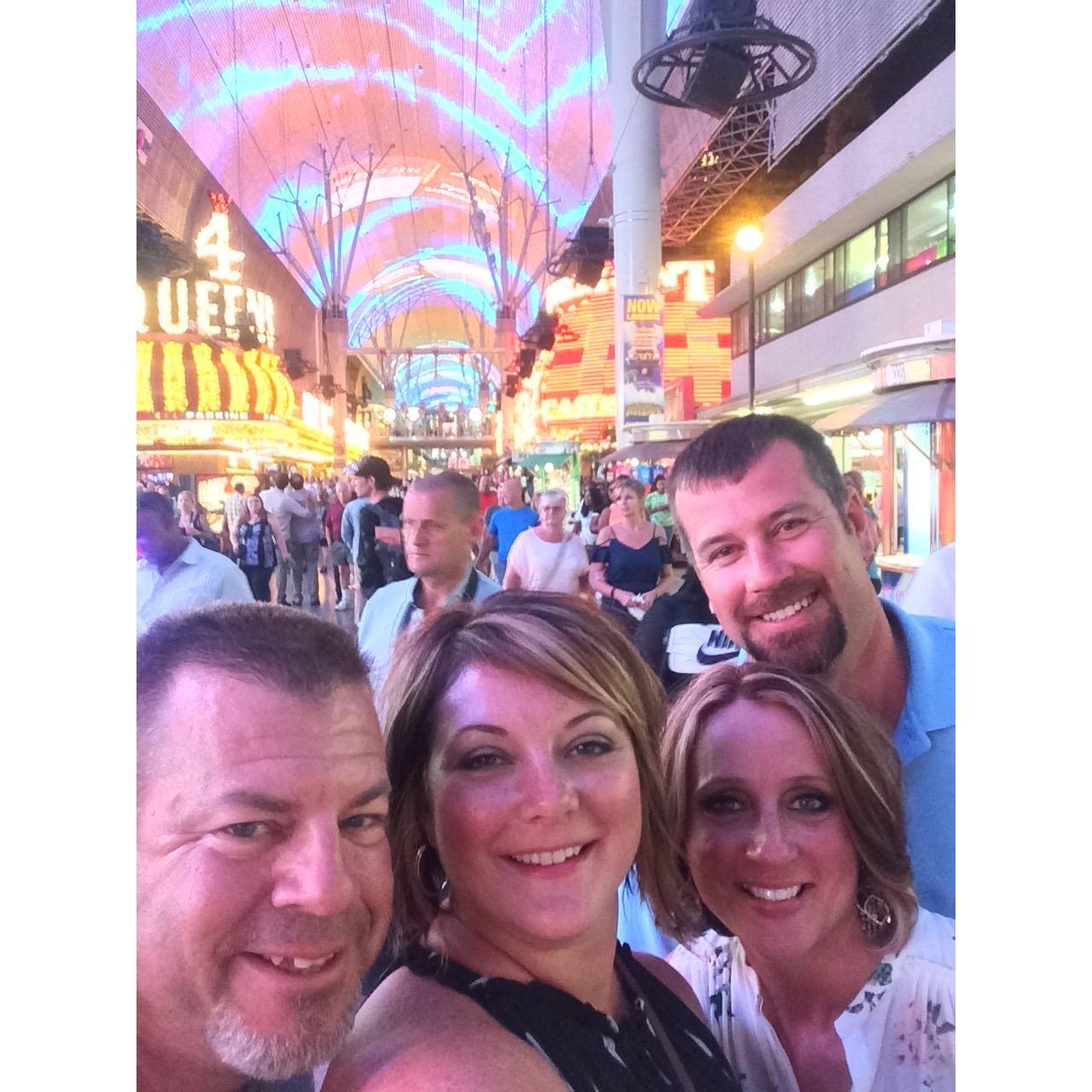 Matthew and I with Jim and Erin in Las Vegas.