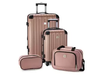 (Hers) Blush - Geoffrey Beene Colorado 4-Piece Luggage Set