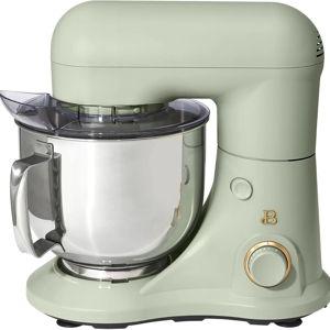 Beautiful 5.3 QT Stand Mixer w/Tilt-Head Design, Stainless Bowl, 300-Watt Power, 12-Speed Control, Includes Beater, Dough Hook, Whisk, Splash Shield (Sage Green)