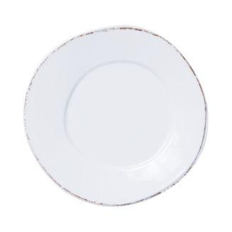 VIETRI Melamine Lastra White Dinner Plate