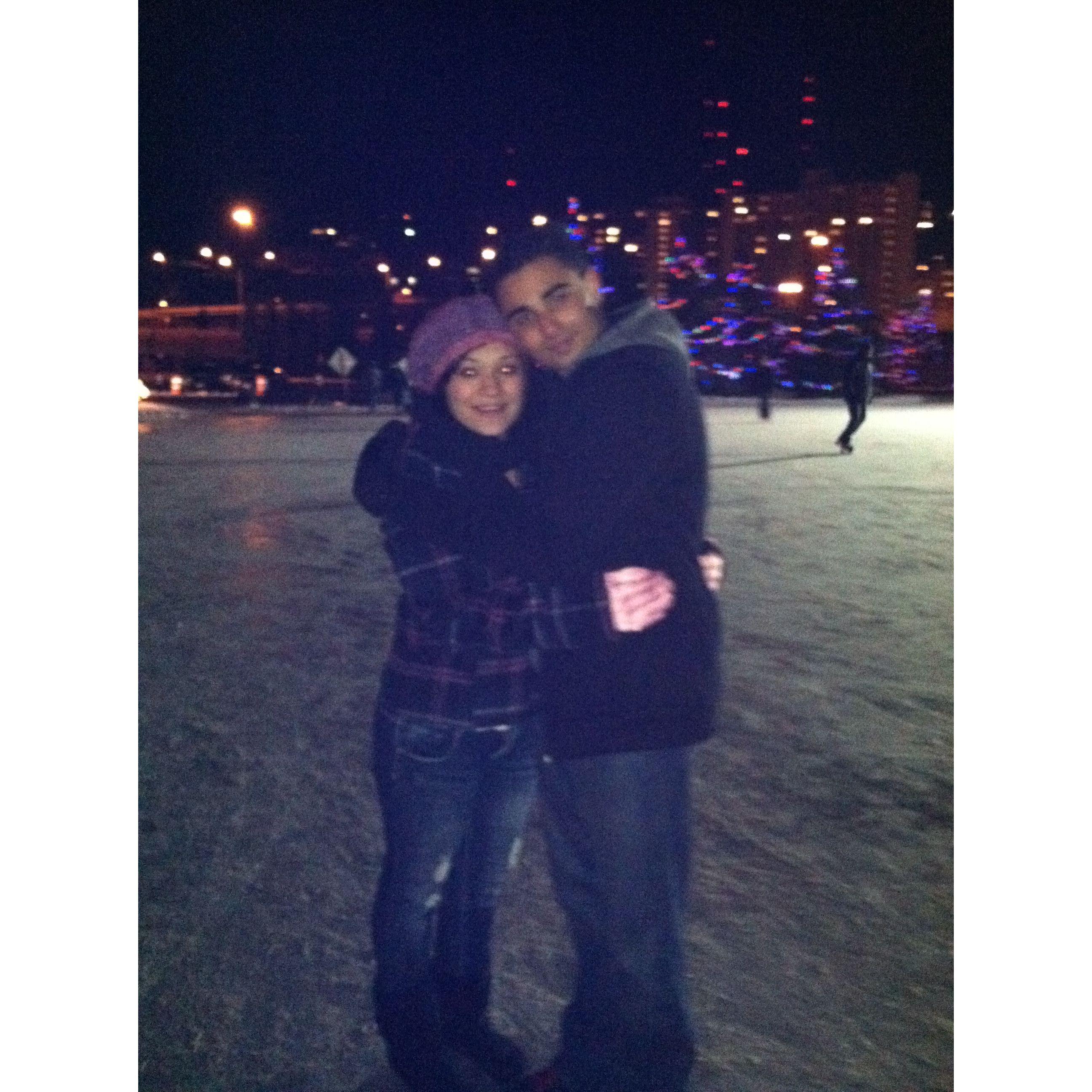 our first christmas together in 2010