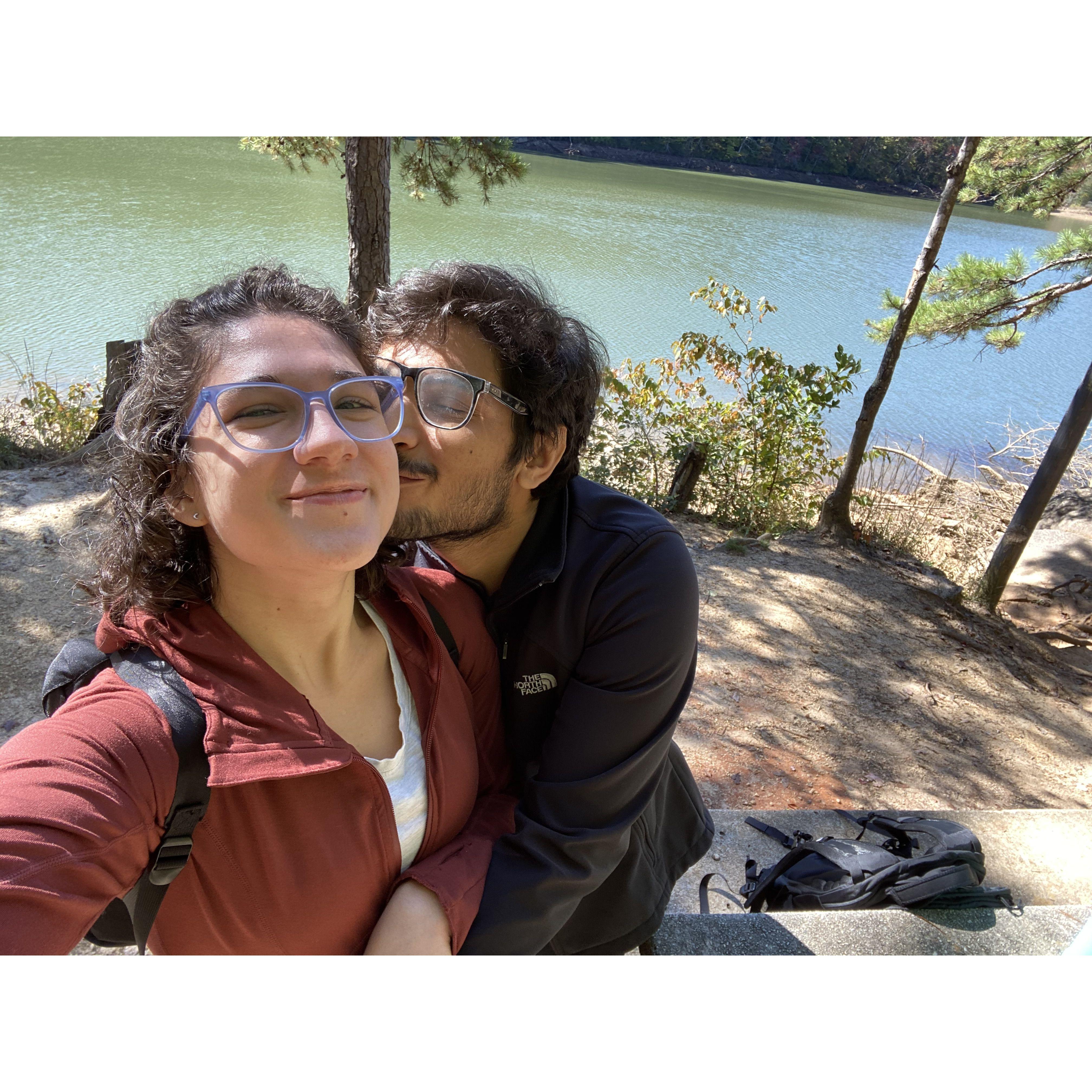Hiking in the North Georgia mountains