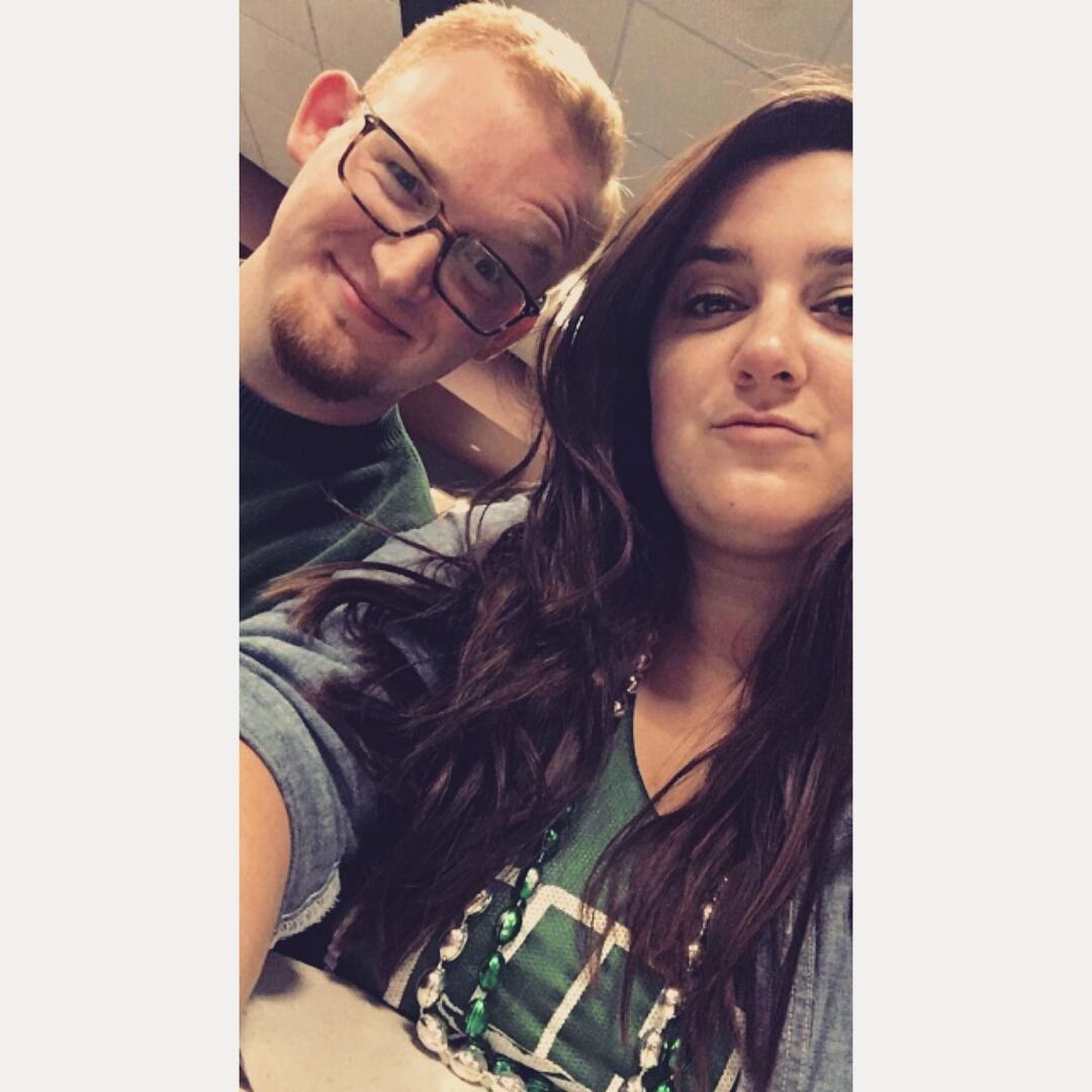 hOUmecoming Week, 2015. Emily came to one of Nick's stand-up sets on campus.
