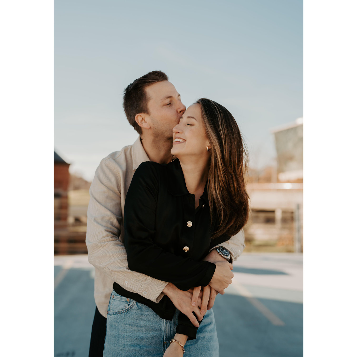 A shot from our engagement photos last fall