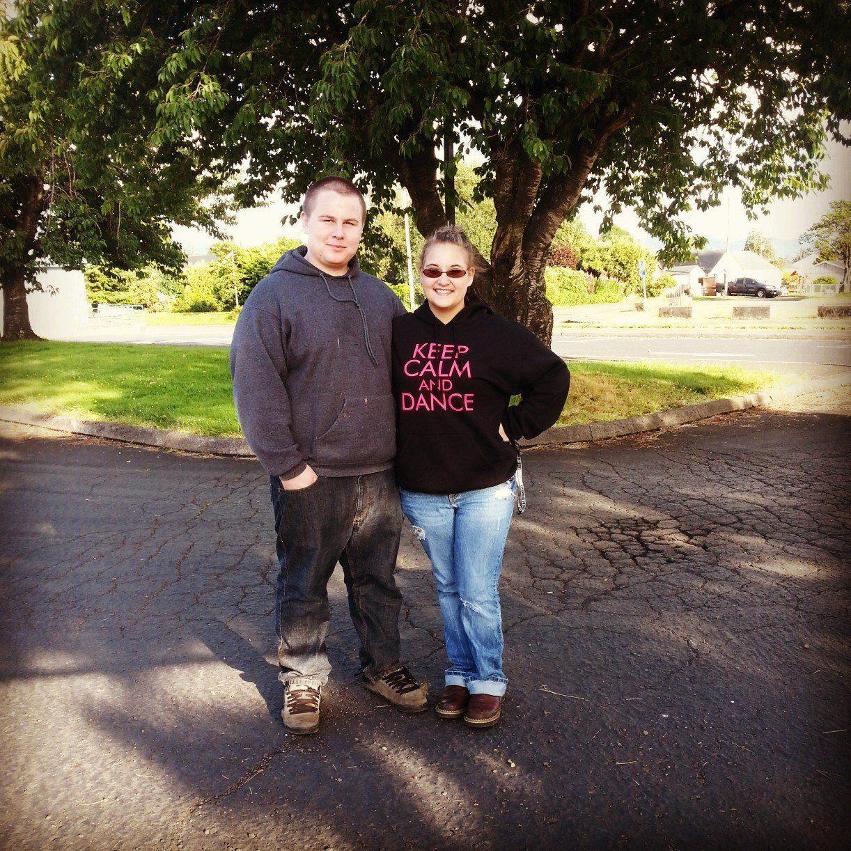 One of our first pictures together. It all started with a lunch date to McDonalds.