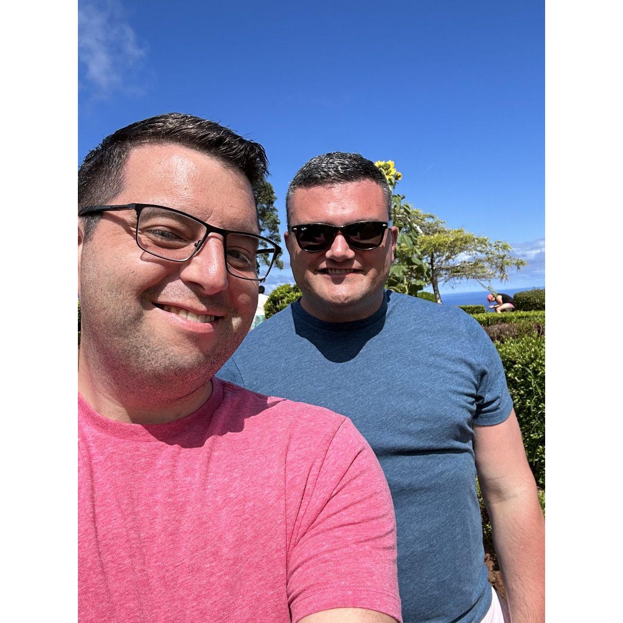 Matt and Jason exploring the Azores