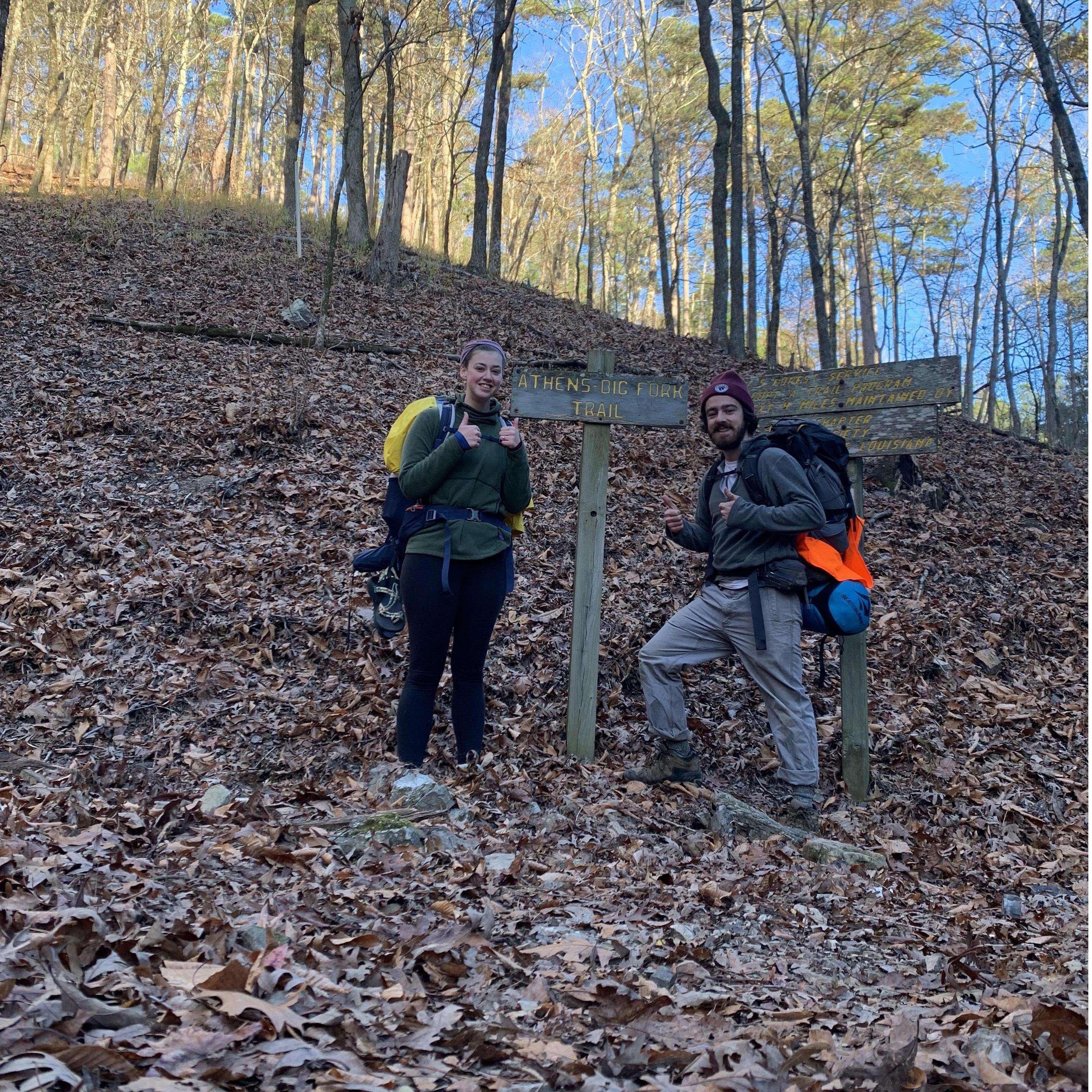 After backpacking through the Ouachitas