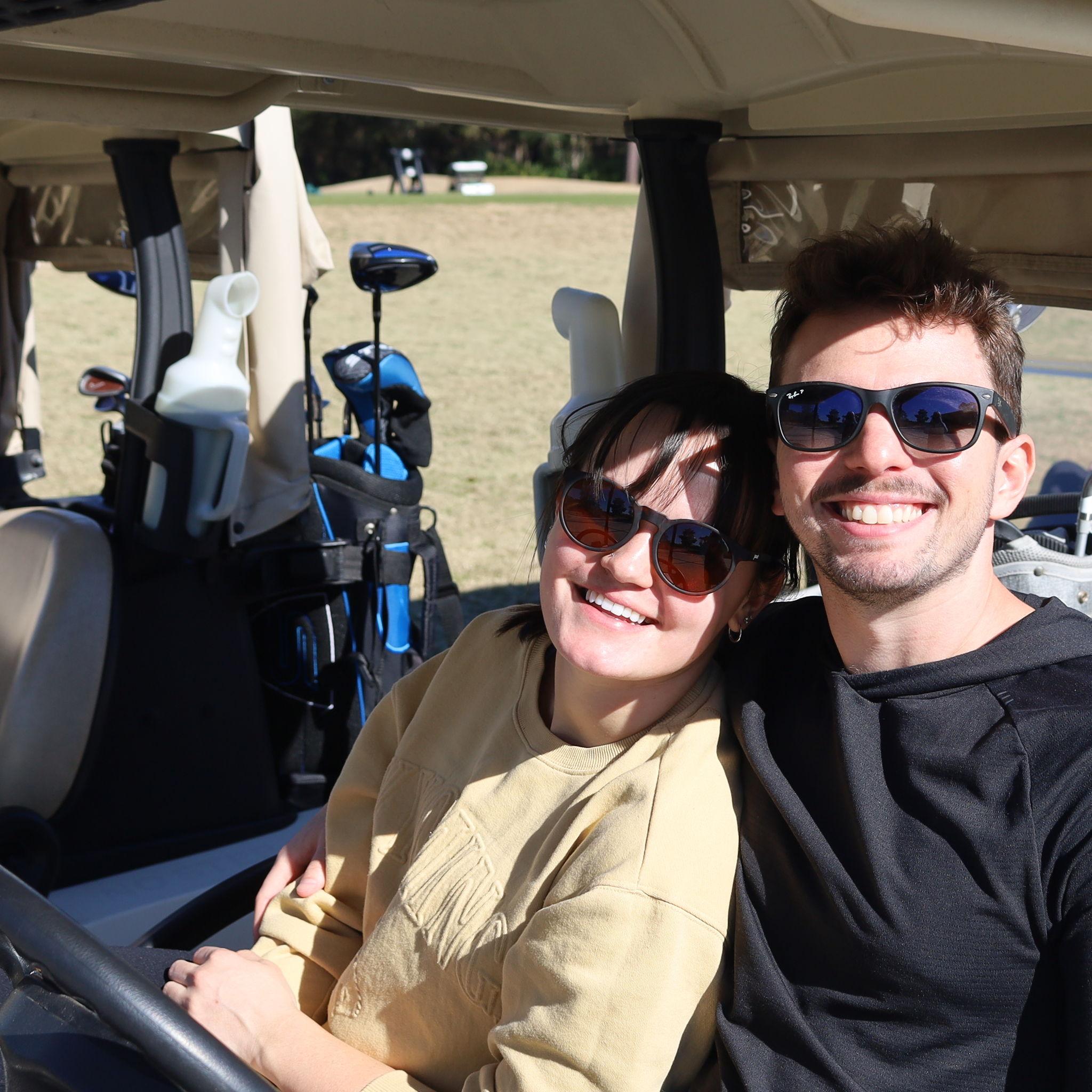 First time golfing together!