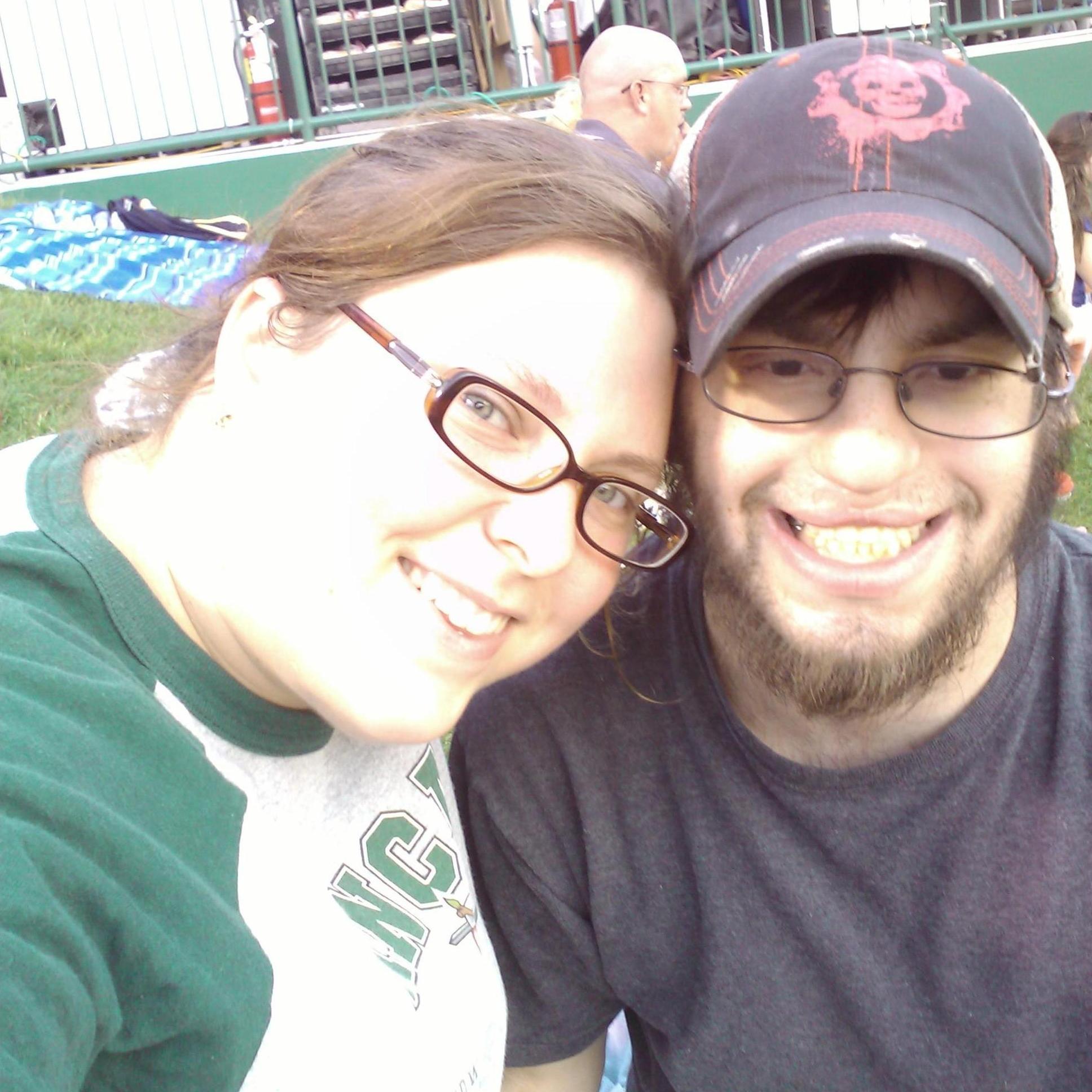 At a Tincap's game in Fort Wayne, Indiana