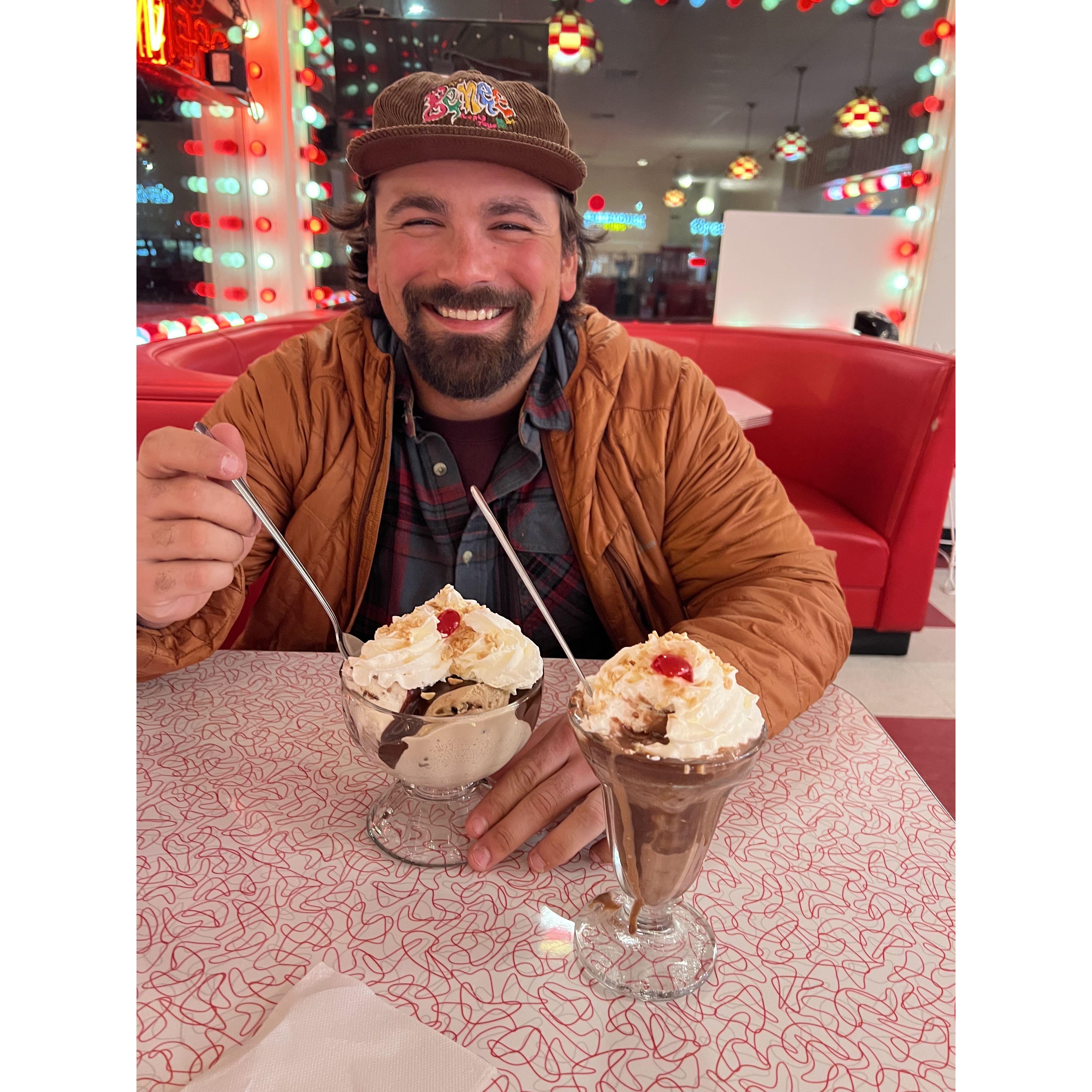 Ordering the Big Dipper at Big scoop, a tradition in Laura’s childhood