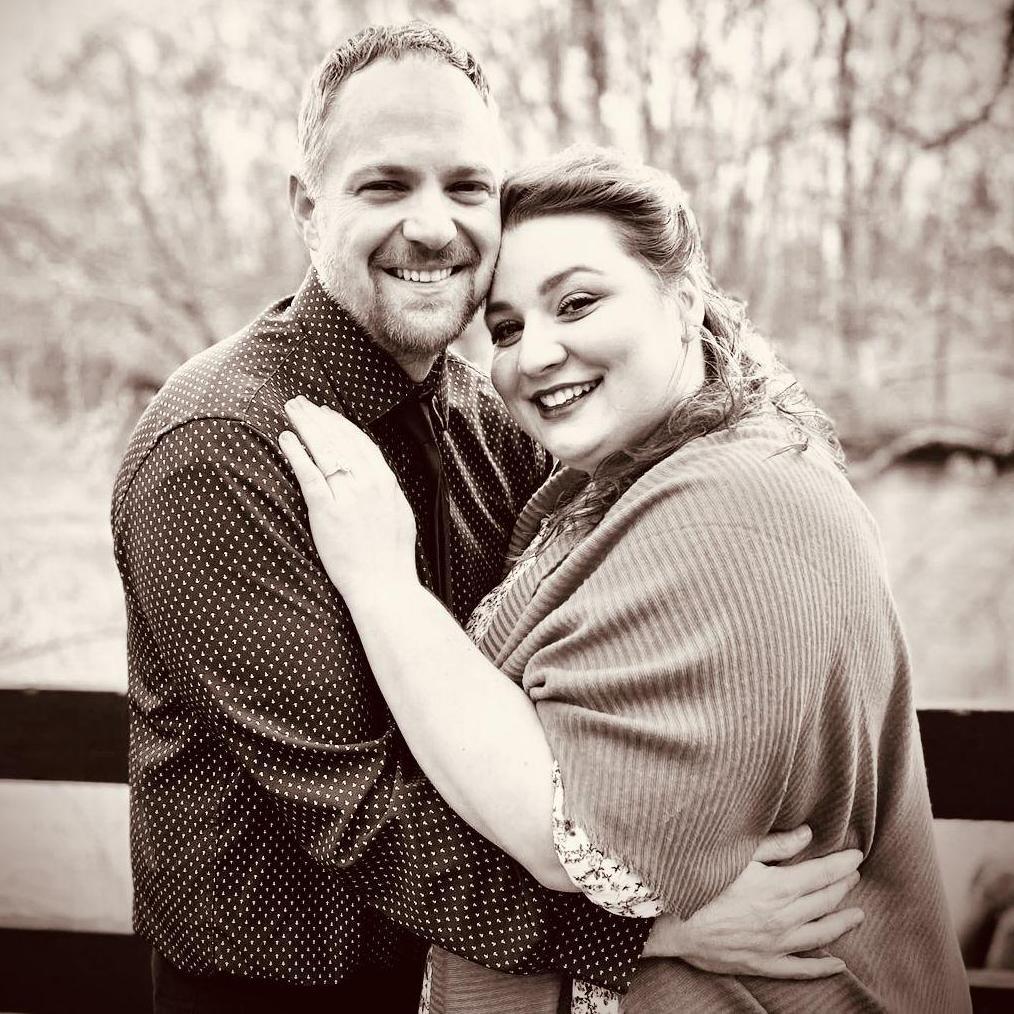 This was snapped by the Matron of Honor just moments after Lloyd proposed to Guine at Burchfield Park on her birthday.