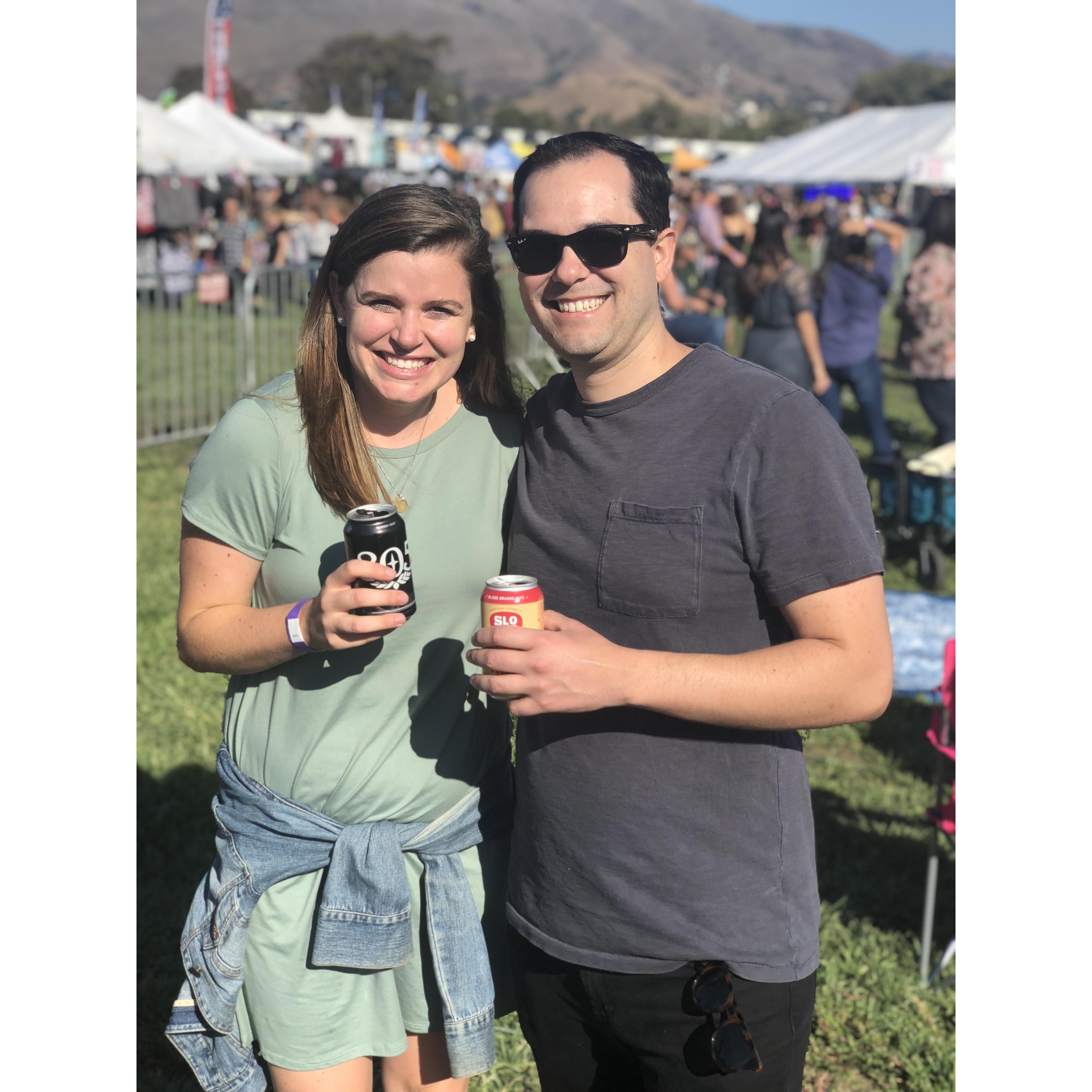 Boots & Brews Country Concert in September 2018... where Maddie held hands with Jake Owen!