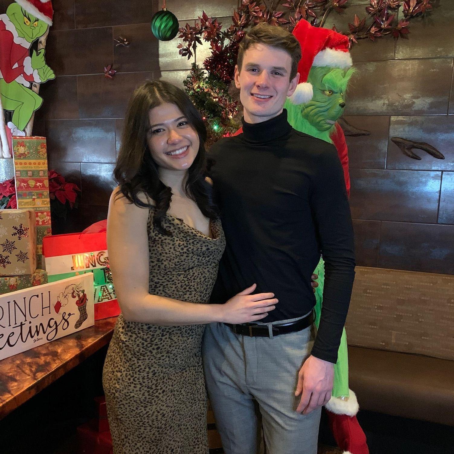 Christmas Party dates in their first year of dating