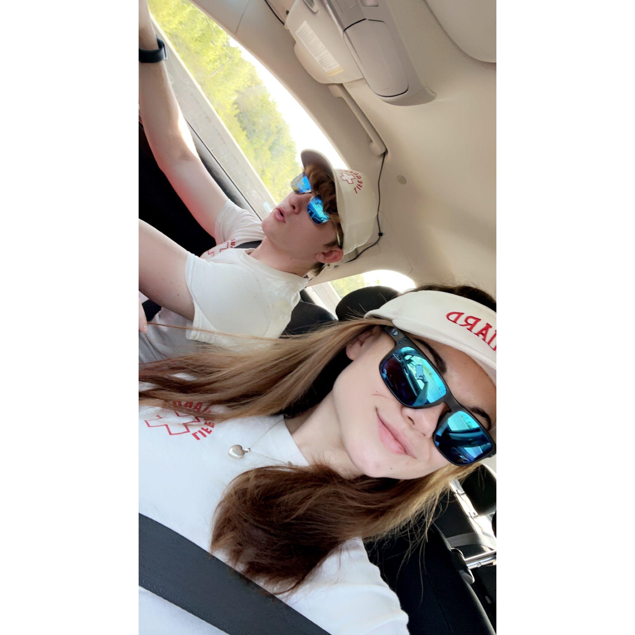 Our first job together