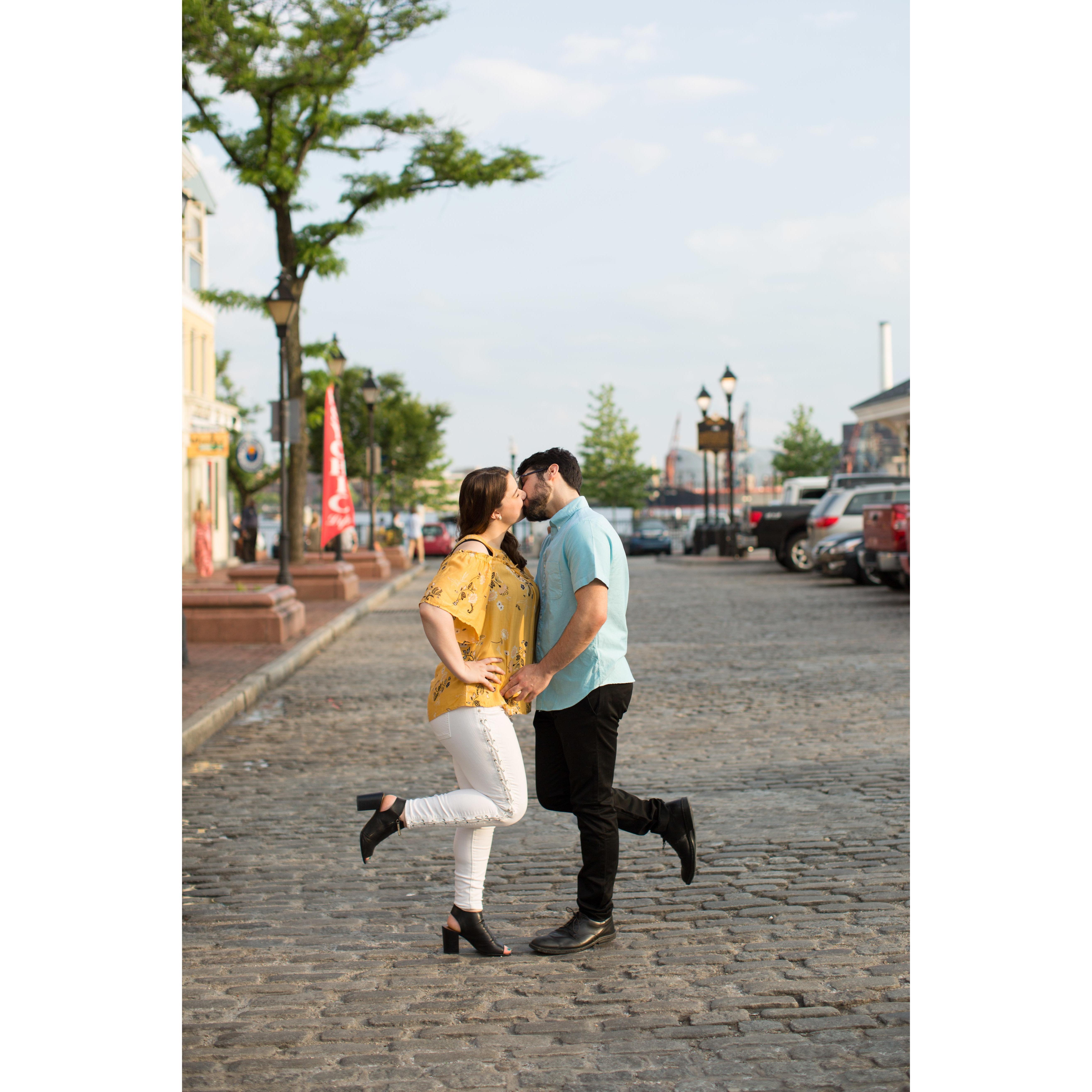 Foot Pop Engagement Shoot