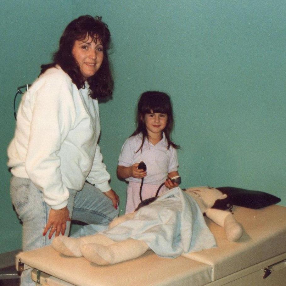 Guess Nicky was always meant to be a nurse