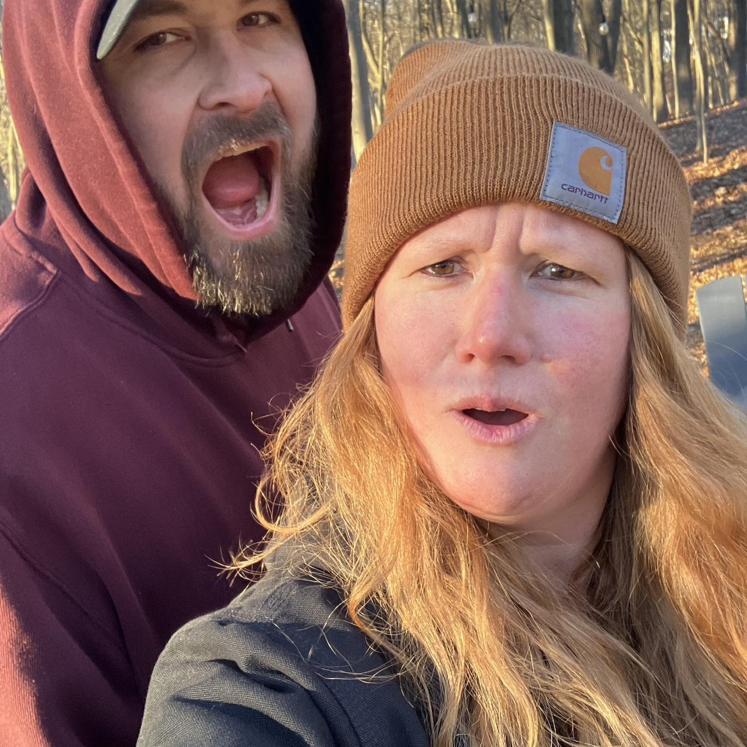 Winter sun and bonfires are our favorite