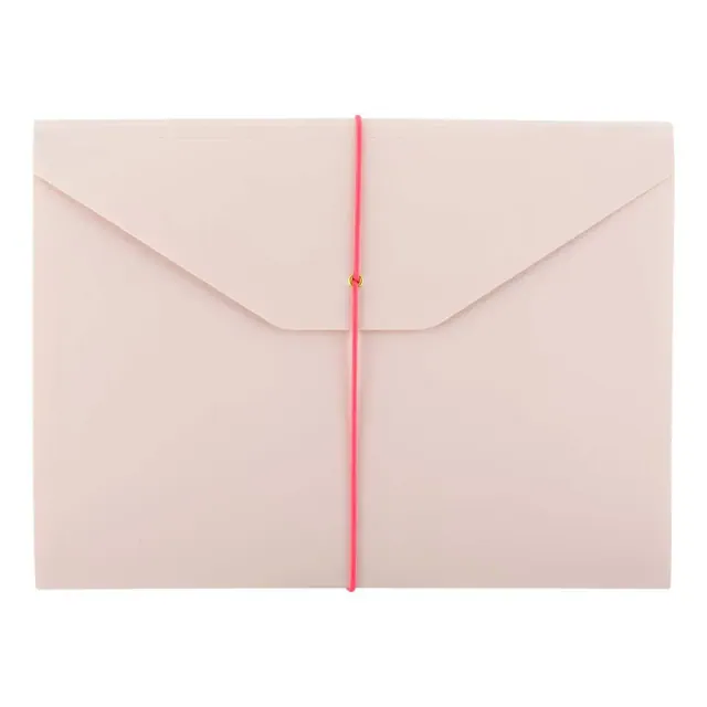 Sugar Paper Essentials Expanding File Pink