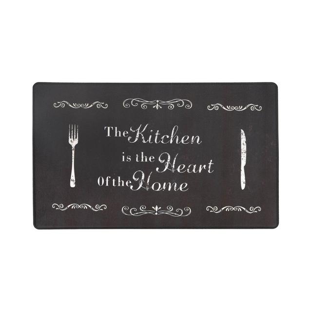 Main Street Rugs Mats 854 Black 1'6" x 2'6" Area Rug