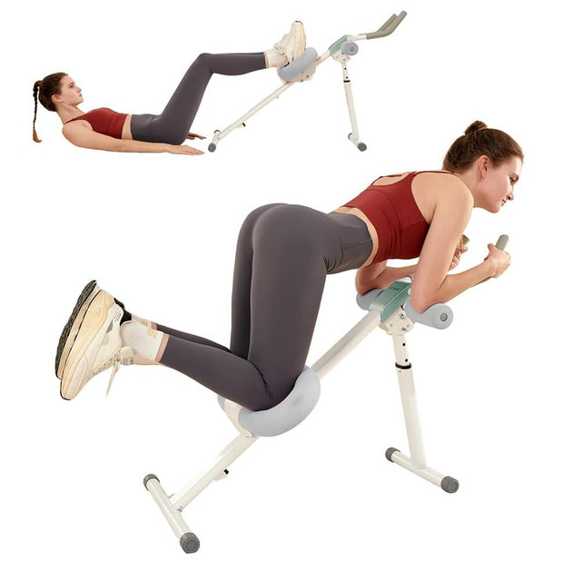 HOTWAVE AB Workout Machine,Abdominal Core Trainer at Home Gym,Abs Crunch Exercise Equipment,Ab Roller Wheel for Men and Women