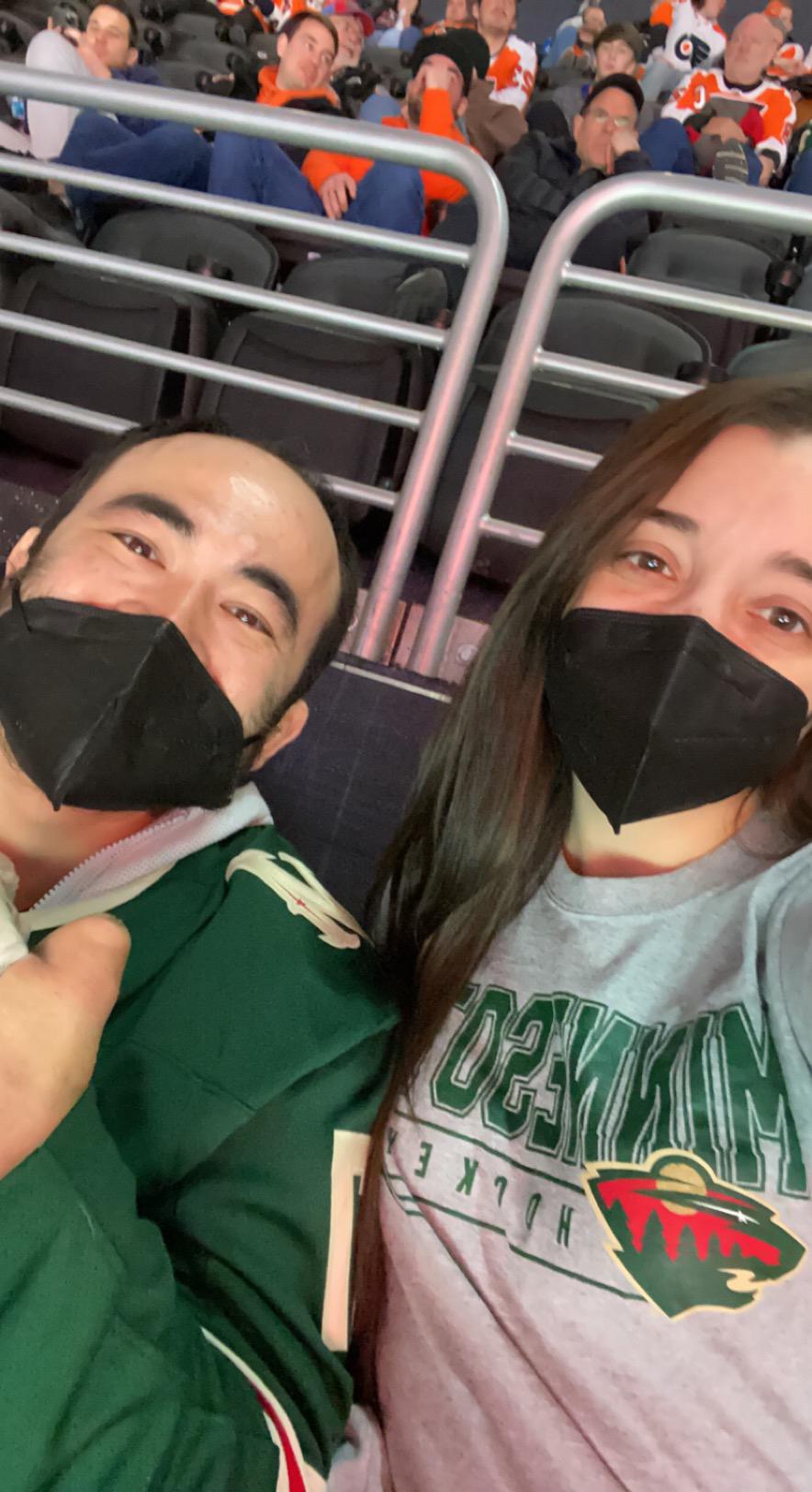 Enjoying a Minnesota Wild hockey game behind enemy lines in Philadelphia