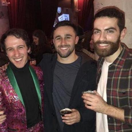 Kevin after a show with friends Chase and Dan ~ NYC 2019
