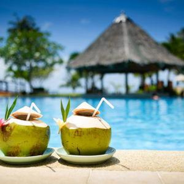 Drinks at the Pool