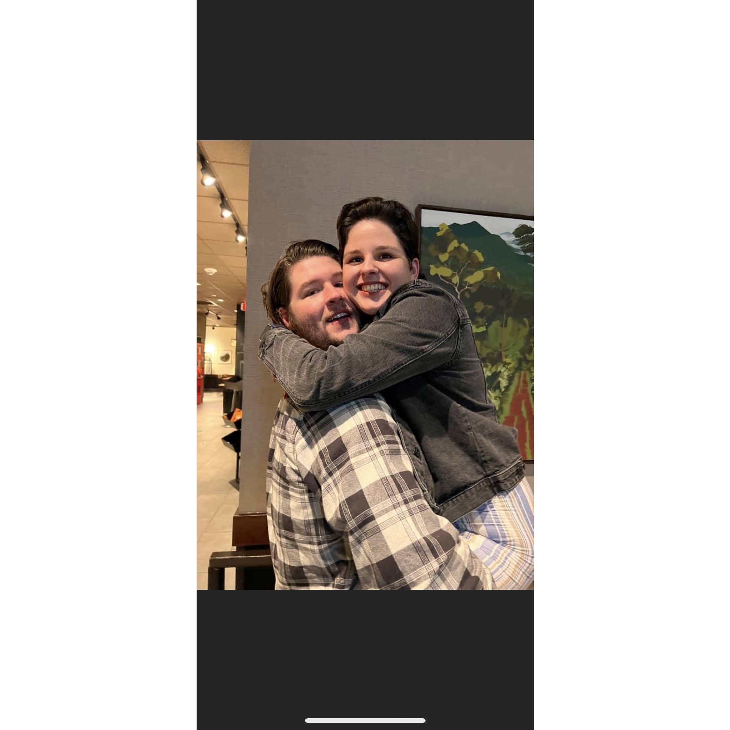 Shortly after we got engaged