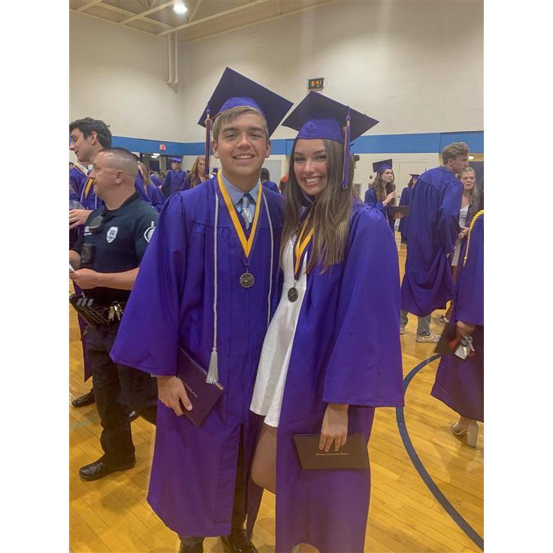 Ben and Sydney graduated from Johnston High School together in 2019