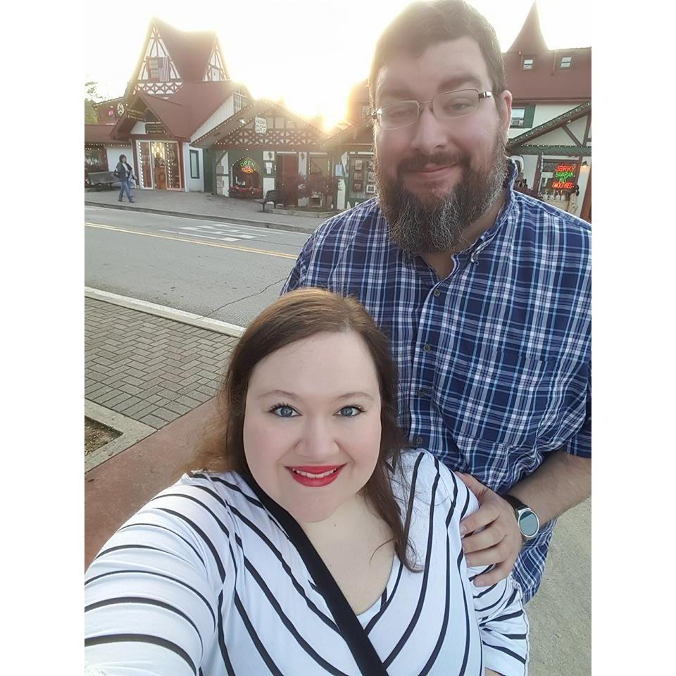 Our one year anniversary, spent in Helen, GA
