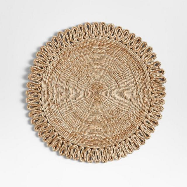 Caliente Round Jute Woven Placemat