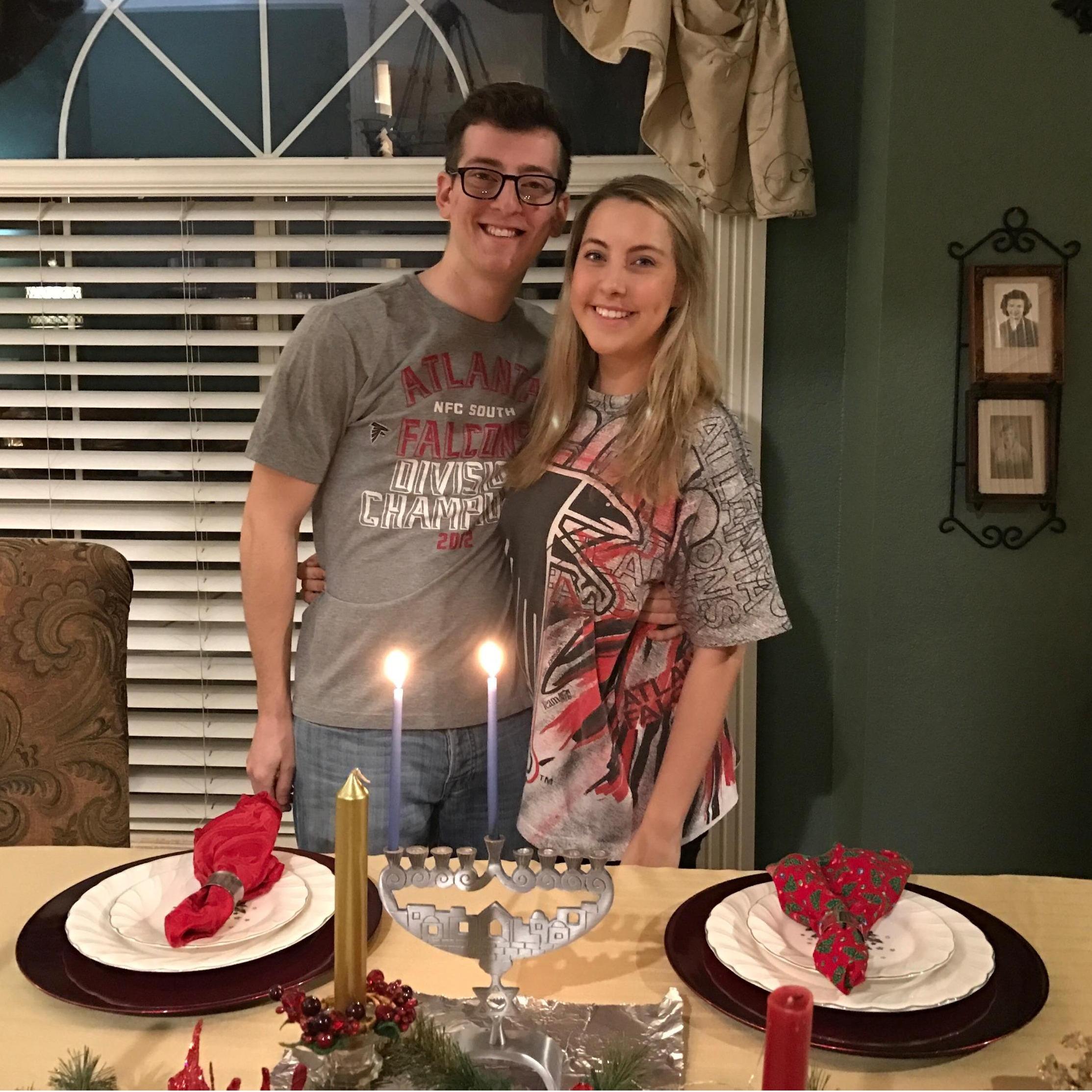 Bohnenkamp's first Hanukkah