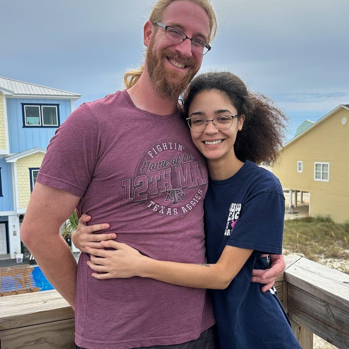 Posing near Florida Beach