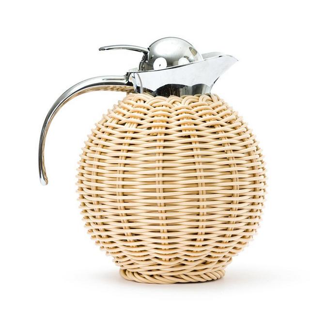 Amanda Lindroth Rattan Wrapped Thermos