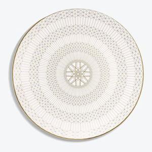 Arcadia Gold & Platinum Charger Plate | Baccarat