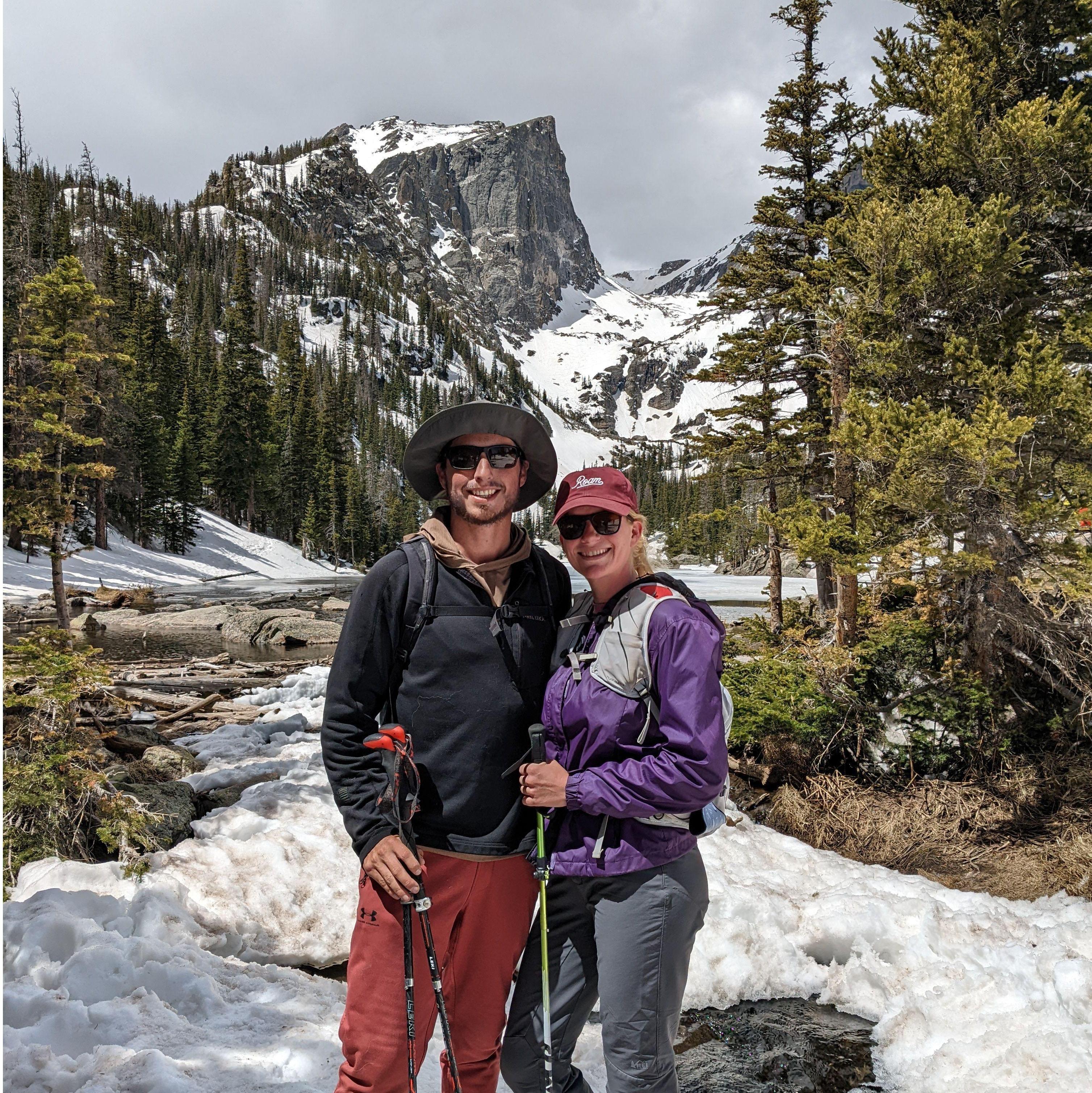 First time together at Rocky Mountain National Park.