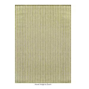 Arrow Olive 6 ft. x 9 ft. Chevron Striped