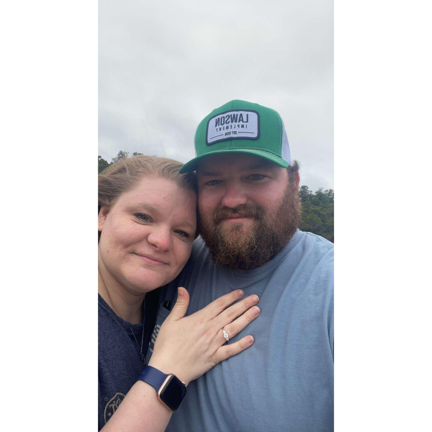 The day we got engaged!
